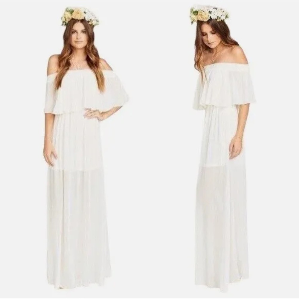 NWT Show Me Your Mumu Hacienda Ivory Maxi Dress